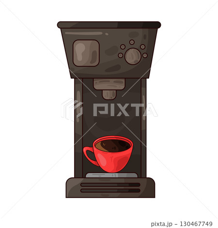 illustration of coffee machine 130467749