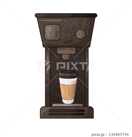 illustration of coffee machine 130467754
