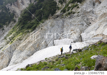 猿倉から白馬岳への大雪渓ルート 130467793