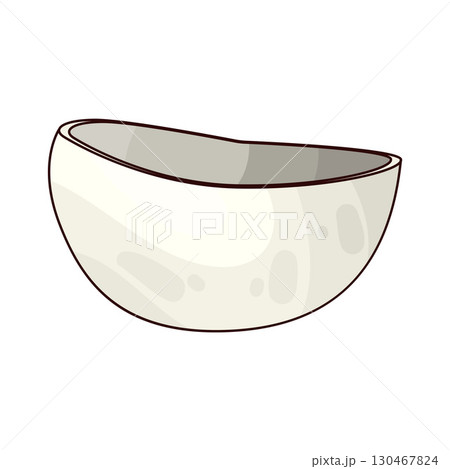 illustration of bathtub 130467824