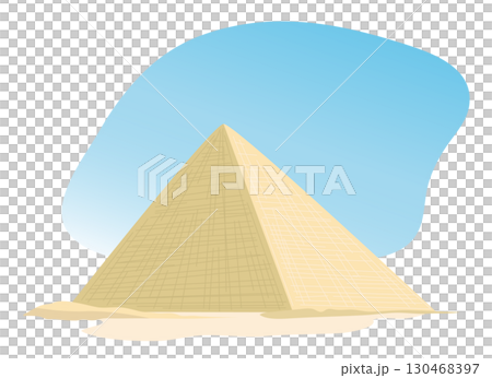 Pyramid illustrations 130468397