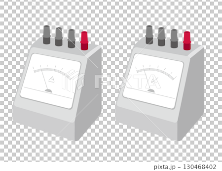 電流計と電圧計のイラスト 130468402