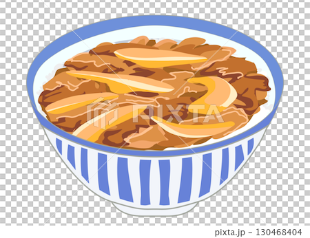 牛肉碗的插圖 130468404