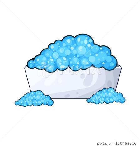 illustration of bubble bath illustration of bubble bath 130468516