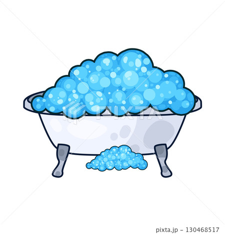 illustration of bubble bath 130468517
