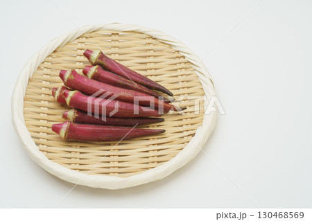 紅オクラ(赤オクラ) 紅オクラ(赤オクラ) 130468569