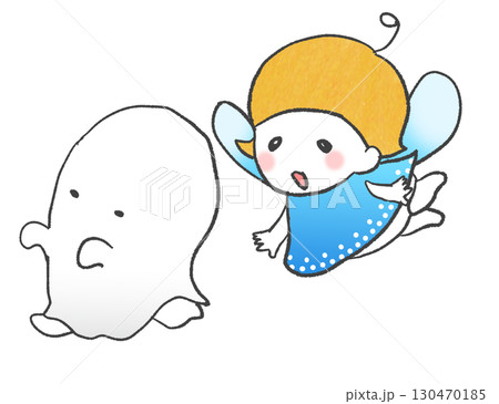 おばけを追いかける妖精 130470185