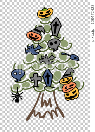 Halloween tree 130472422