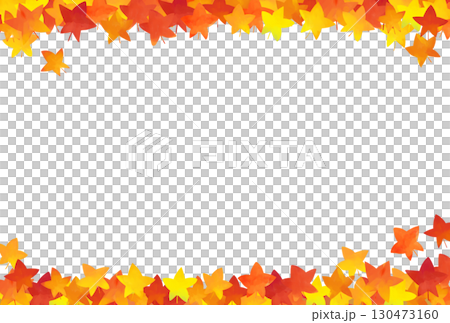 Watercolor autumn leaves frame Watercolor autumn leaves frame 130473160