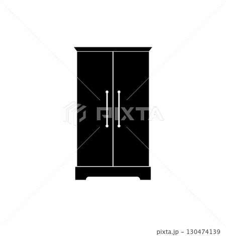 Cupboard illustration icon Cupboard illustration icon 130474139