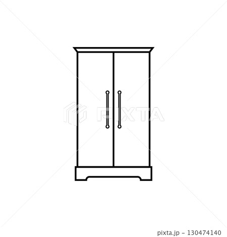 Cupboard  illustration icon 130474140