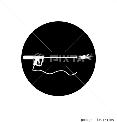 Pressure washing gun icon 130474169