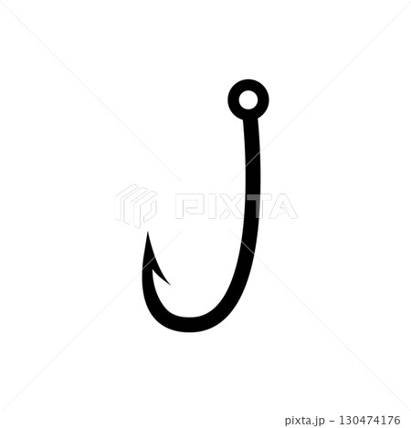 fishing hook icon 130474176