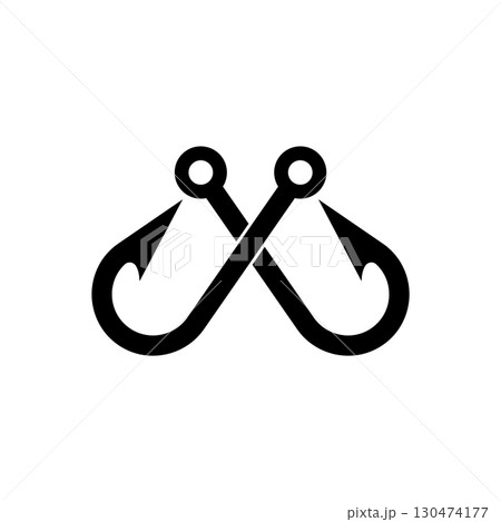 fishing hook icon 130474177
