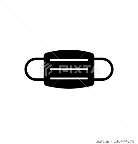 health mask element icon health mask element icon 130474179