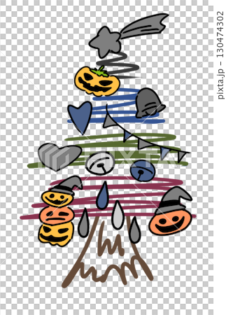 ハロウィンツリー 130474302