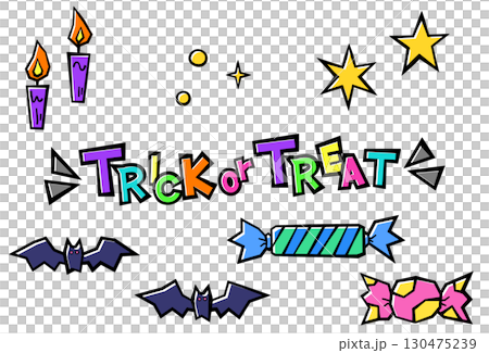 Street Style Halloween Material 02 (TRICK or TREAT) 130475239