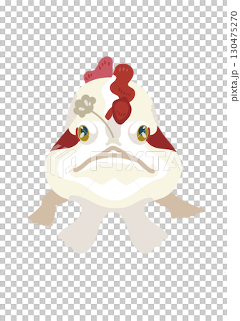 クマドリカエルアンコウ正面図 130475270