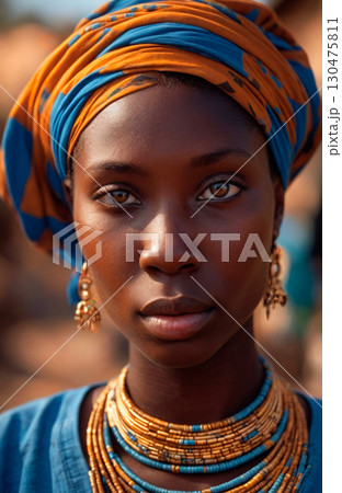 The of a portrait woman of a 25 year 130475811