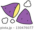 ホカホカの焼き芋のイラスト 130476077