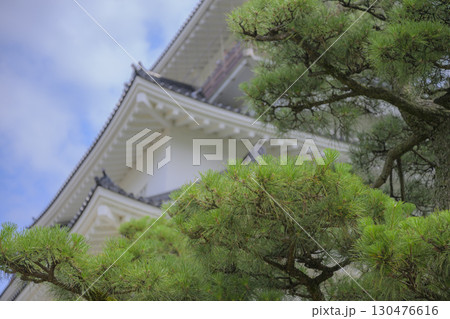 富山城 高画質 背景素材 130476616