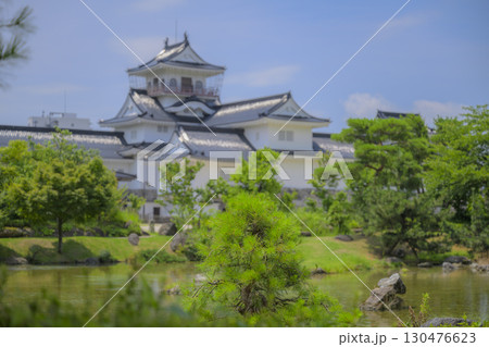 富山城 高画質 背景素材 130476623