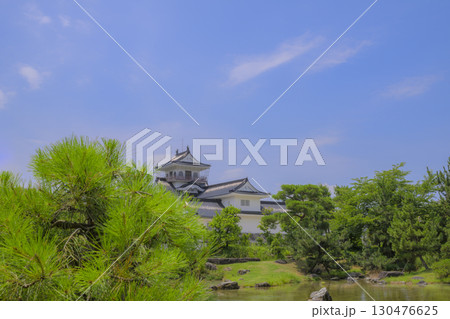 富山城 高画質 背景素材 130476625