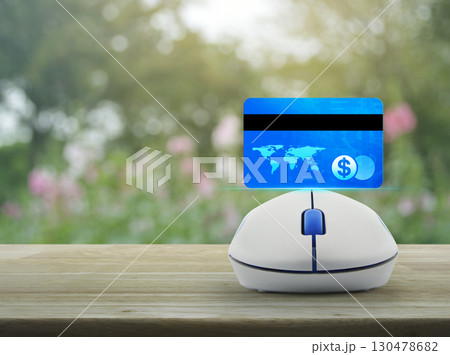 Online e-payment concept, Elements of this image furnished by NASA 130478682