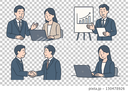 4-piece business set 130478926