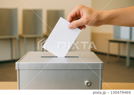 選挙　投票　投票所　イメージ 130479469