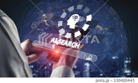 AI Search Engine and Intelligent Data Retrieval User Interface Muxer AI Search Engine and Intelligent Data Retrieval User Interface Muxer 130480443