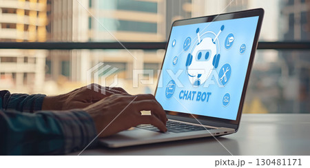 Chatbot software application for brisk online business 130481171