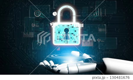 AI Protecting Business with Smart Cybersecurity Systems AI Protecting Business with Smart Cybersecurity Systems 130481676