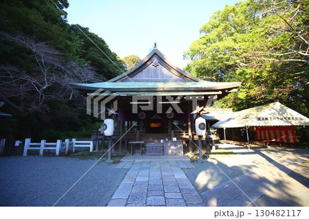 建武中興十五社の一社である鎌倉宮の本殿 建武中興十五社の一社である鎌倉宮の本殿 130482117