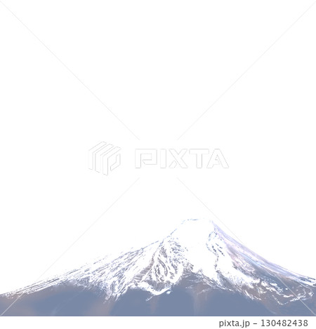 春の富士山（背景透過） 130482438