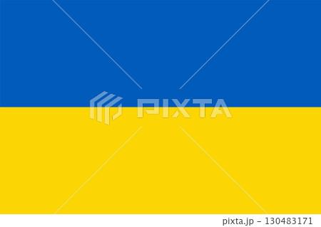 National of the Ukrainian Flag emblem graphic illustration. 130483171