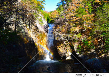 秋　昇仙峡　仙蛾滝 130483258
