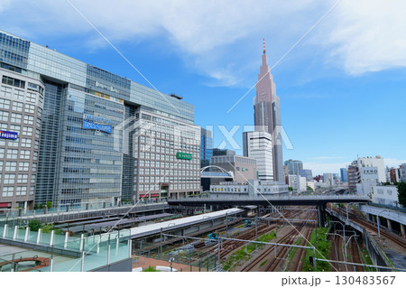 東京　代々木 	代々木駅付近の風景 130483567
