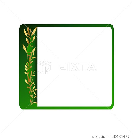 Decorative design set featuring flourish borders, corner elements, and frames, ideal for invitations, menus, and page embellishment 130484477