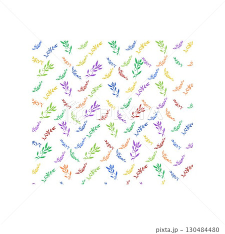 Decorative design set featuring flourish borders, corner elements, and frames, ideal for invitations, menus, and page embellishment 130484480