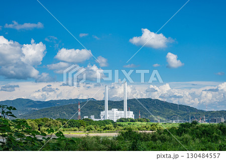 淀川夏景色　枚方市 130484557