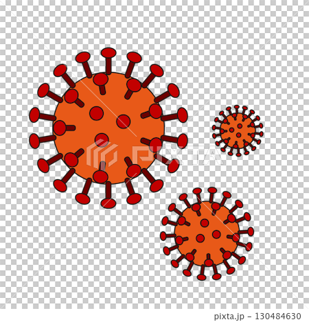 Illustration of coronavirus Illustration of coronavirus 130484630