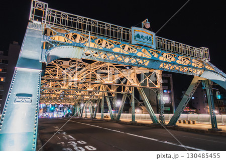 夜の犀川大橋【金沢市】 130485455
