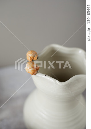 Set of Ceramic, stylish tableware, table decor 130485463