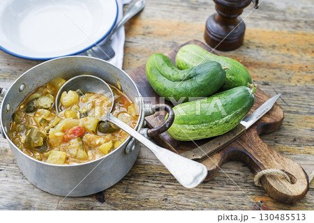 Cucumber dish Cucumber dish 130485513