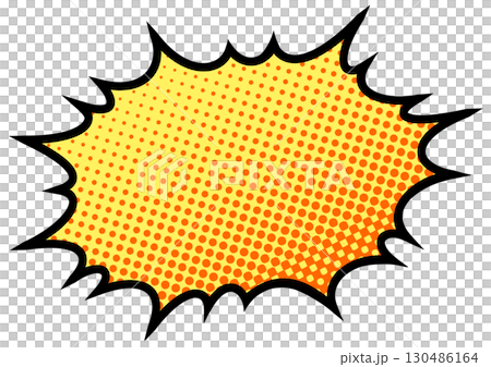 吹き出し ギザギザ 吹き出し ギザギザ 130486164