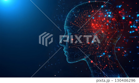 ai brain neural network digital mind artificial intelligence tec 130486296