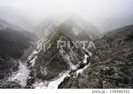 徳島県祖谷峡ひの字渓谷 徳島県祖谷峡ひの字渓谷 130486382