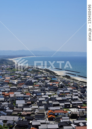 奉納山公園から望む市街地(出雲市大社町) 奉納山公園から望む市街地(出雲市大社町) 130488496