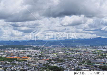 奉納山公園から望む市街地（出雲市大社町） 130488497
